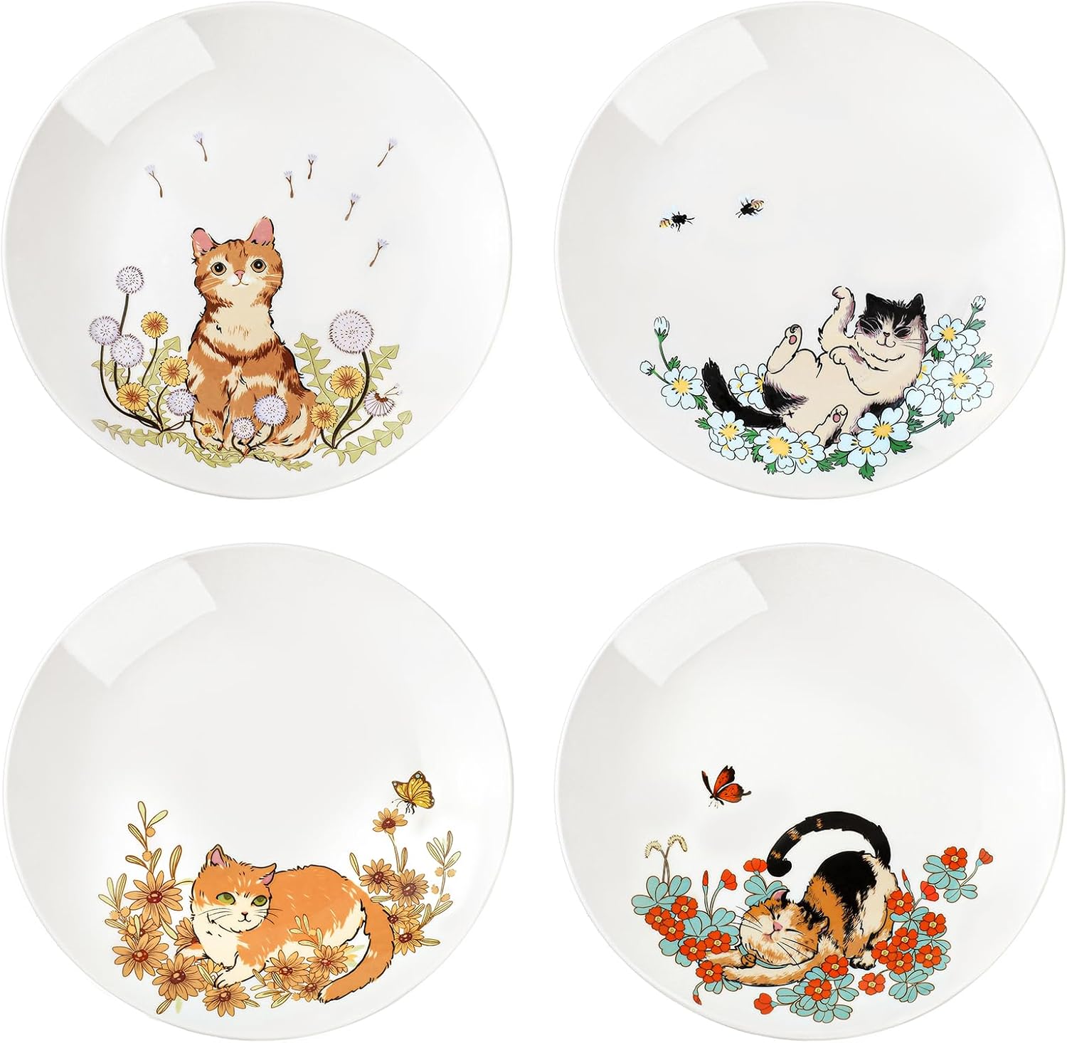 Minimalist white ceramic dinner plate