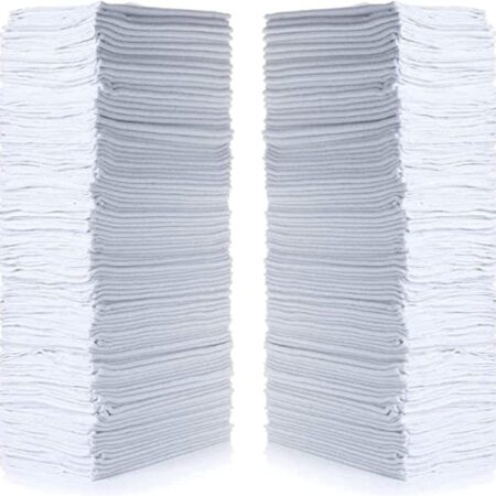 79100 Shop Towels, 14"x12", Basic White, 50 Count