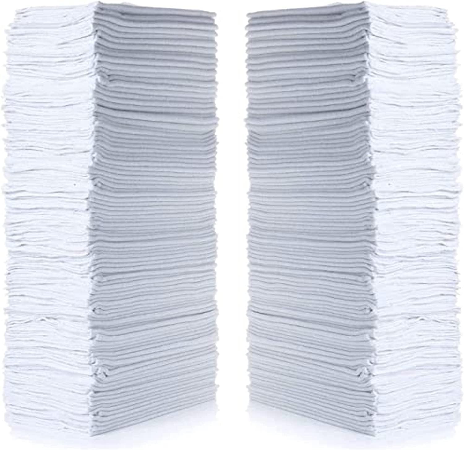 79100 Shop Towels, 14"x12", Basic White, 50 Count