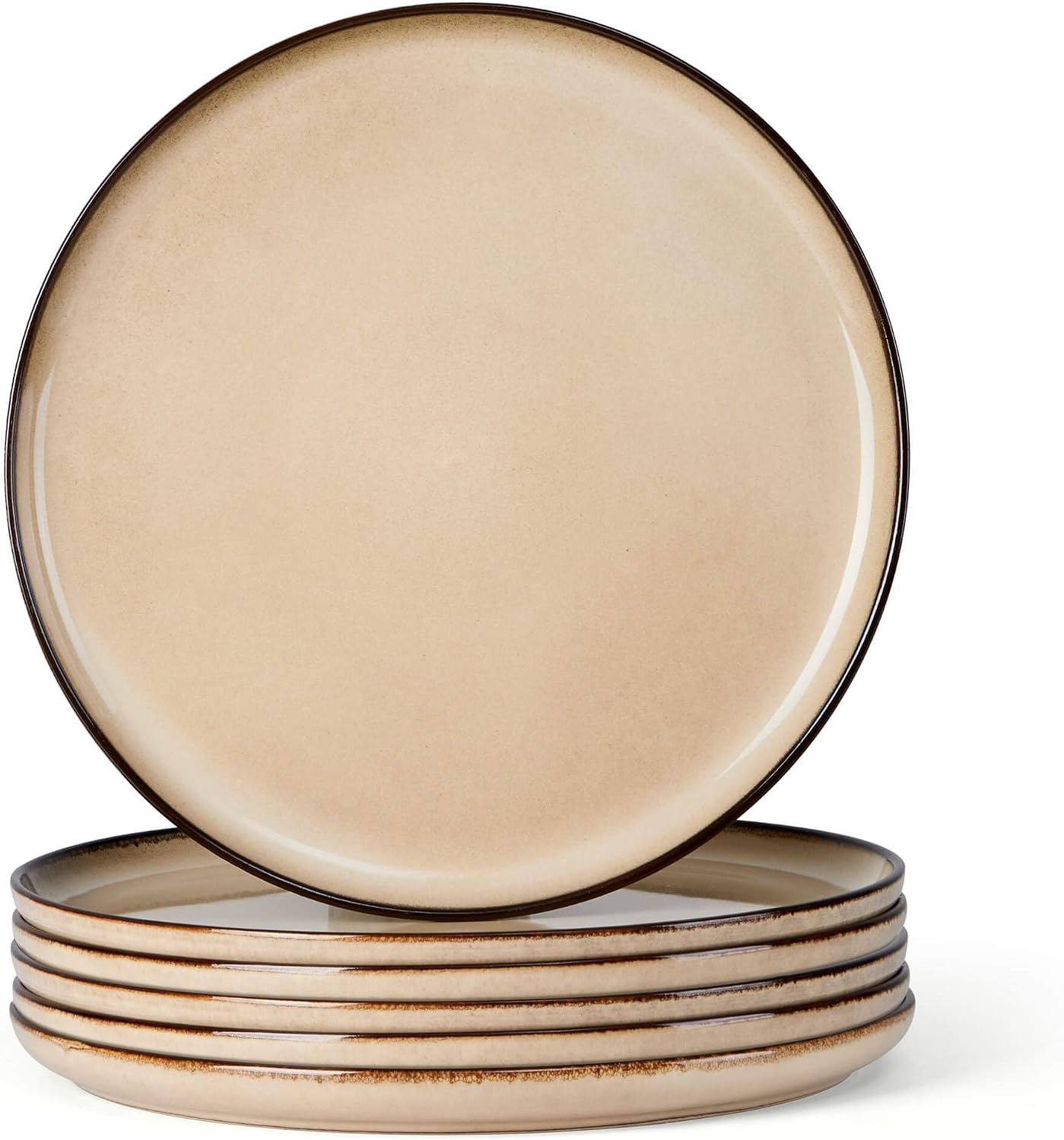 Classic round ceramic dinner plate